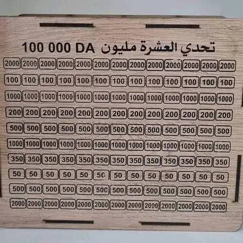 حصالة التحدي لإدخار المال