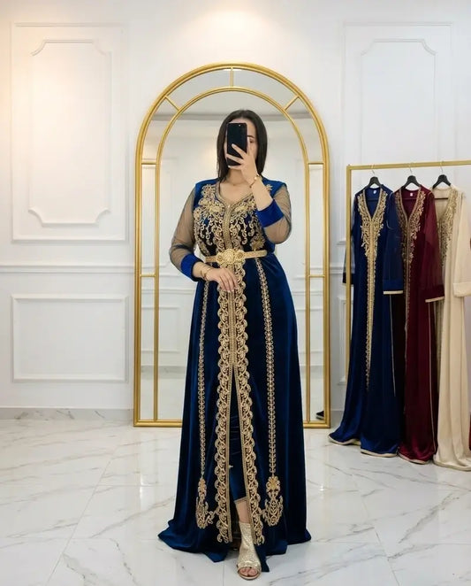 قفطان ملكي بالسروال والحزام